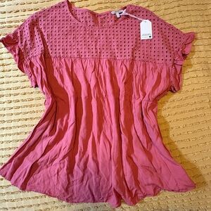 JODIFL Women's Coral Blouse